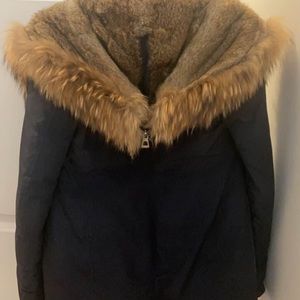 Rudsak Winter Jacket with Authentic Fur XS